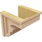 Ekena Millwork 9"W x 9"D x 9"H Wide Highland Rough Cedar Woodgrain TimberThane Corbel, Primed Tan CORUR09X09X09HLDRCPR - alternate 6